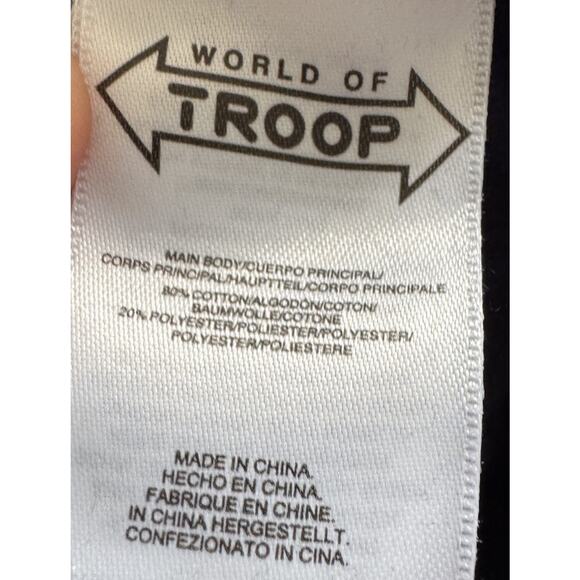 World of Troop Men’s Fleece Navy Troop Royal Patch Designs Premium Medium NEW - Picture 5 of 8